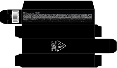 Image Of Carton (3ce Liquid Eye Liner Black Carton)